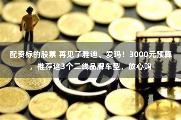 配资标的股票 再见了雅迪、爱玛！3000元预算，推荐这3个二线品牌车型，放心购